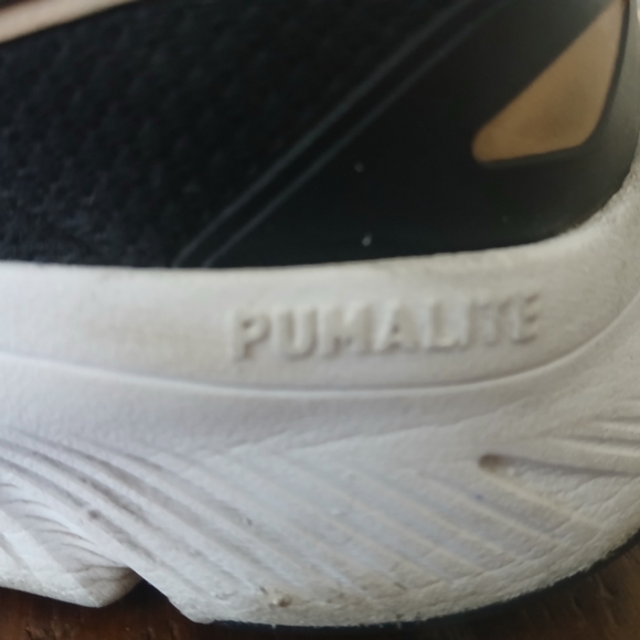 Women PUMA Lite Black Athletic Shoes sz 9 - Picture 5 of 10
